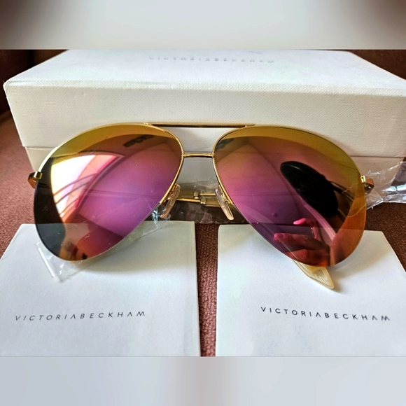 Victoria Beckham AVIATOR SUNGLASSES lightweight - Picture 2 of 14